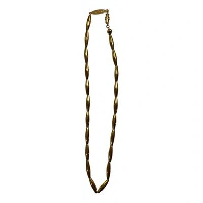 Pre-owned Pierre Cardin Necklace In Yellow