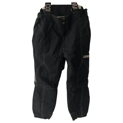 Pre-owned Colmar Trousers In Black