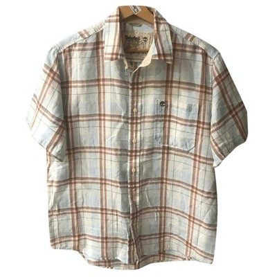 Pre-owned Timberland Linen Shirt In Multicolour