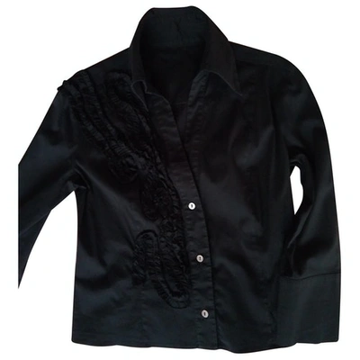 Pre-owned Ag Black Cotton Top