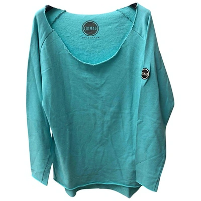 Pre-owned Colmar Turquoise Cotton Top