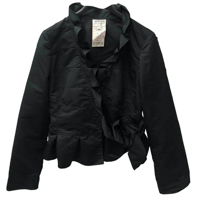Pre-owned Armani Collezioni Short Vest In Black