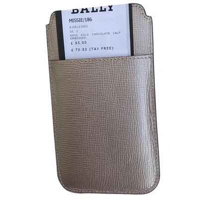 Pre-owned Bally Leather Wallet In Gold