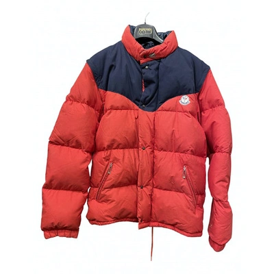 Pre-owned Moncler Puffer In Red