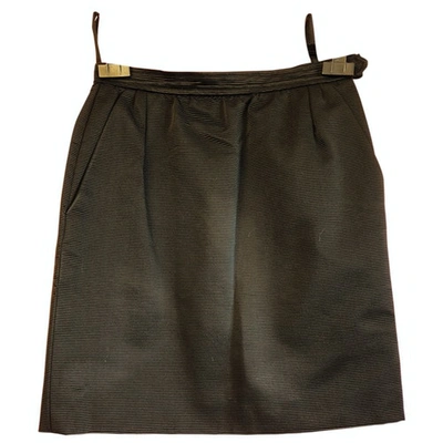 Pre-owned Saint Laurent Mid-length Skirt In Black