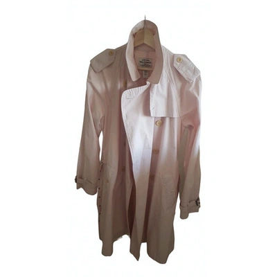 Pre-owned Polo Ralph Lauren Trench Coat In Pink