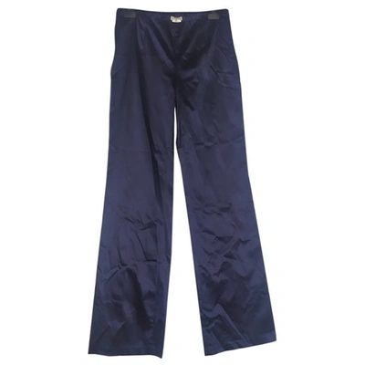 Pre-owned P.a.r.o.s.h Trousers In Purple