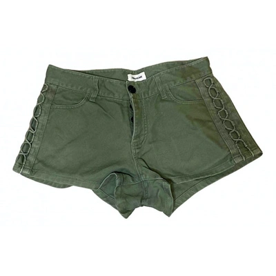 Pre-owned Zadig & Voltaire Khaki Cotton Shorts