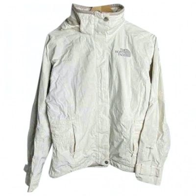 Pre-owned The North Face Trench Coat In White