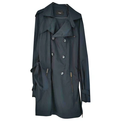 Pre-owned Versus Blue Polyester Coat
