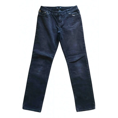 Pre-owned Ralph Lauren Slim Pants In Blue