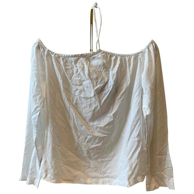 Pre-owned Designers Remix White Viscose Top