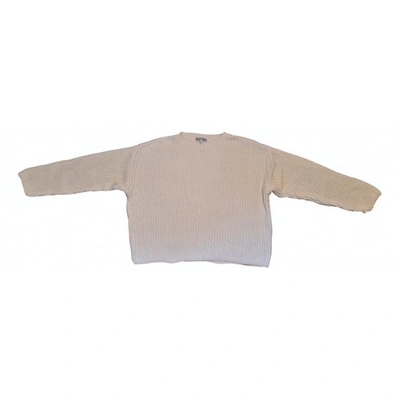 Pre-owned Emporio Armani Wool Pull In Beige