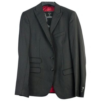 Pre-owned John Richmond Wool Jacket In Anthracite