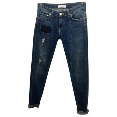 Pre-owned Trussardi Slim Jeans In Blue