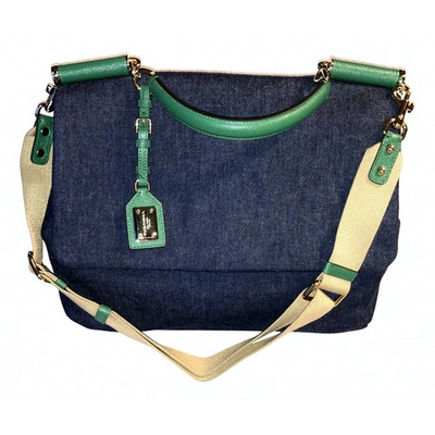 Pre-owned Dolce & Gabbana Sicily Navy Denim - Jeans Handbag