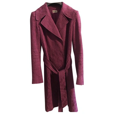 Pre-owned Philosophy Di Alberta Ferretti Coat In Purple
