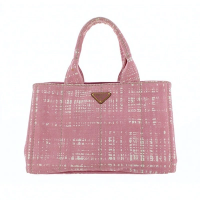 Pre-owned Prada Pink Cloth Handbag