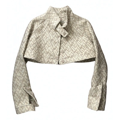 Pre-owned Marni Ecru Wool Jacket