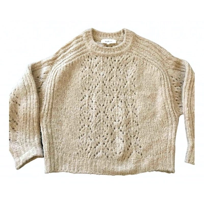 Pre-owned Ba&sh Beige Wool Knitwear