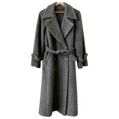 Pre-owned Marella Grey Cashmere Coat