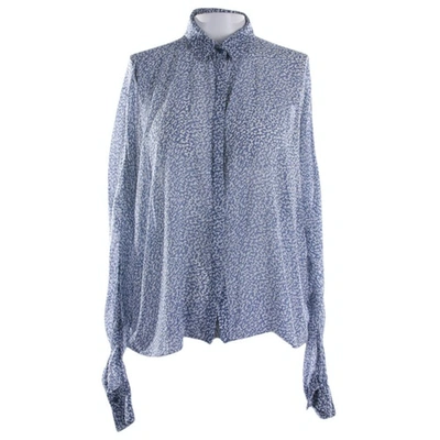 Pre-owned Dorothee Schumacher Blue Cotton  Top