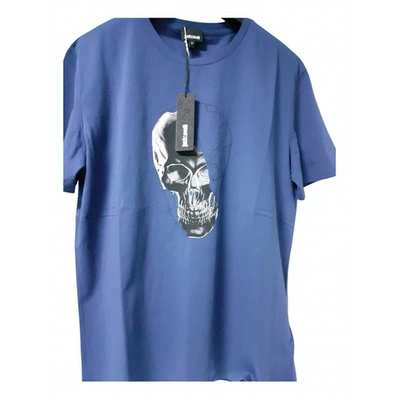 Pre-owned Just Cavalli Blue Cotton T-shirts