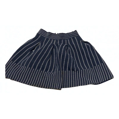 Pre-owned Maje Blue Skirt