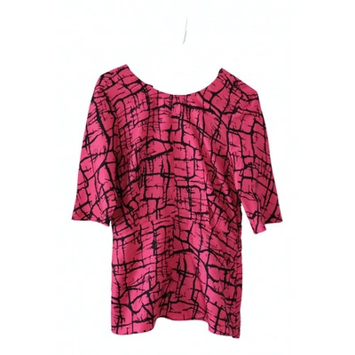 Pre-owned Marni Pink Silk  Top