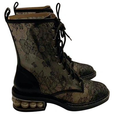 Pre-owned Nicholas Kirkwood Black Leather Boots