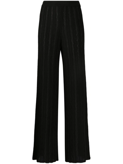 M Missoni Trousers In Nero