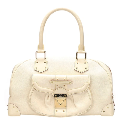 Pre-owned Louis Vuitton Beige Suhali Leather Le Superbe Bag