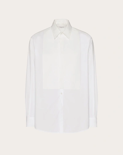 Valentino White Plastron Shirt