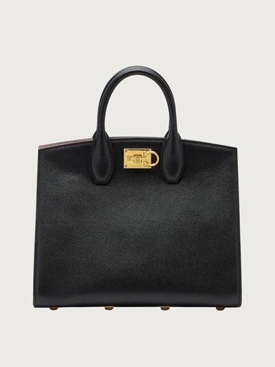 FERRAGAMO FERRAGAMO STUDIO BOX BAG (M)