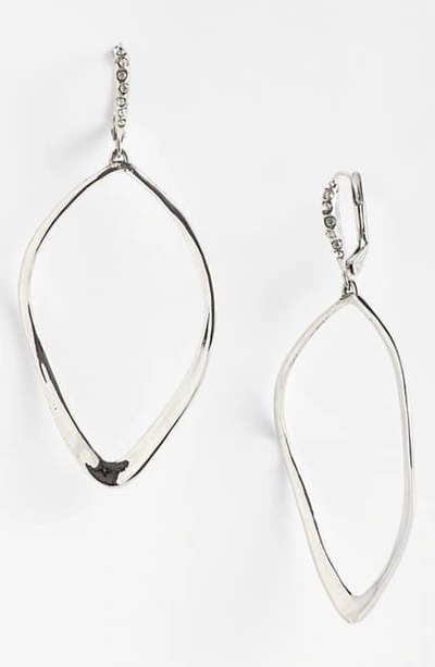 Alexis Bittar 'miss Havisham' Open Drop Earrings In Silver