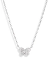 ANZIE LOVE LETTER SAPPHIRE PAVÉ BUTTERFLY PENDANT NECKLACE,4552SQ