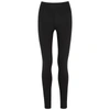 HELMUT LANG REFLEX BLACK STRETCH-JERSEY LEGGINGS,3957779