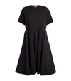 MONCLER COTTON DRAWCORD DRESS,16180016