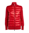MONCLER QUILTED PANEL ZIP-UP CARDIGAN,16182157
