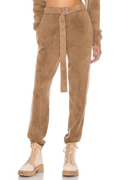 Cotton Citizen Lima Cashmere Sweats In Toffee Mirage