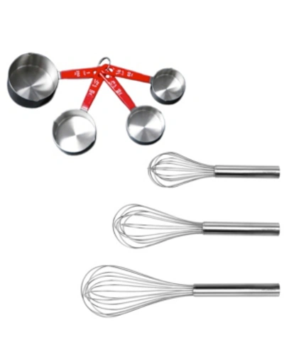 Berghoff Stainless Steel 7-pc. Baking Set In Red