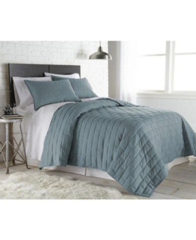 Southshore Fine Linens Lightweight Farmhouse 3-piece Quilt Set Bedding In Teal