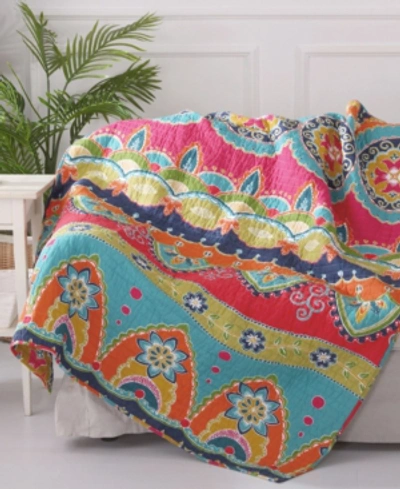 Levtex Amelie Bohemian Quilted Throw In Multi