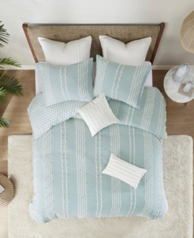 Ink+ivy Kara Jacquard 3-pc. Comforter Set, King/california King In Aqua