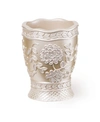 Popular Bath Rose Vine Wastebasket In Beige