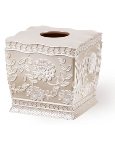 Popular Bath Rose Vine Tissue Box Bedding In Beige