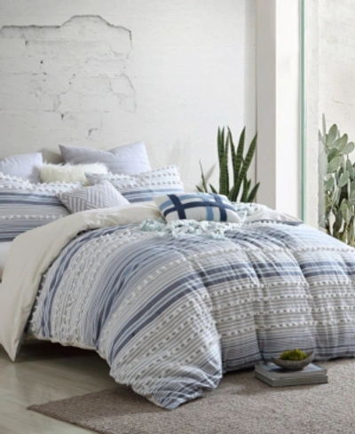 Swift Home Marvelous Anahita Dot 5 Piece Comforter Set, Full/queen In Navy