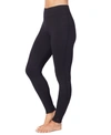 Cuddl Duds Softwear With Stretch High-waisted Maternity Layering Leggings In Black