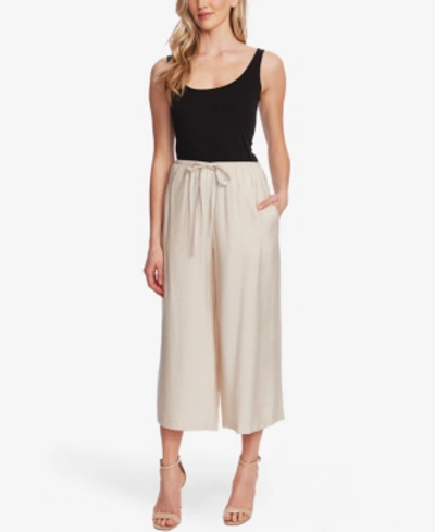 Vince Camuto Women's Cropped Wide Leg Pant In Beige