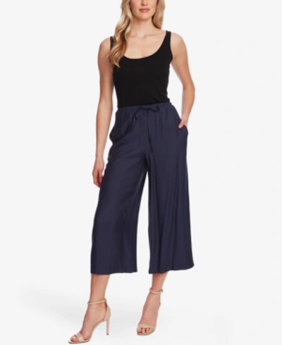 Vince Camuto Women's Cropped Wide Leg Pant In Indigo